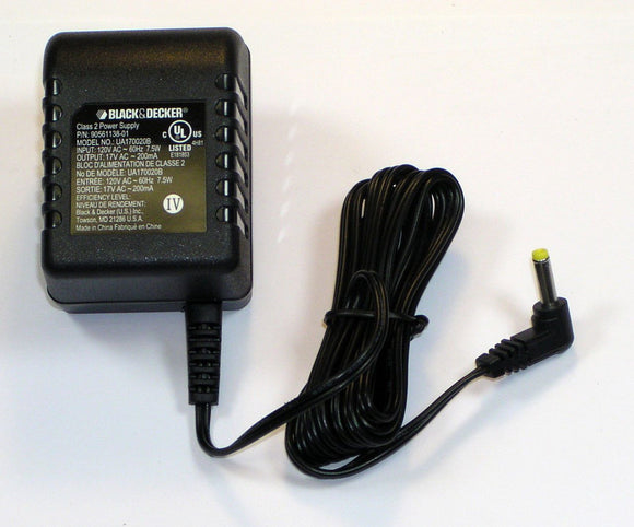 Black and Decker CHV1410 Type 1 14.4V Hand Vac Charger Compatible Replacement